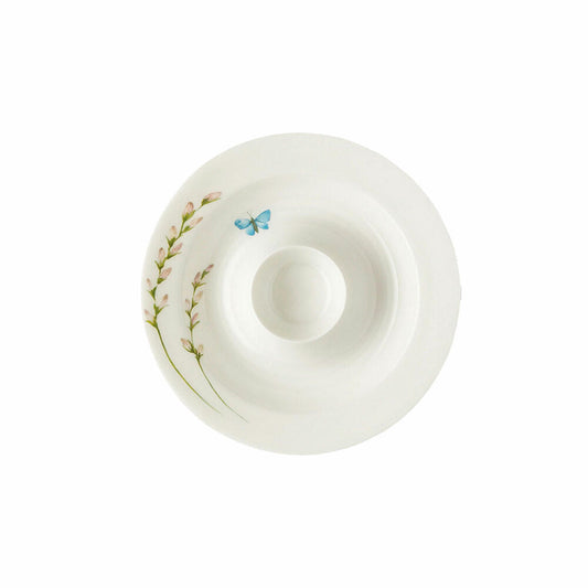 Hutschenreuther Nora Eierbecher mit Ablage, Bone China, Spring Vibes, 13 cm, 02048-726041-15525