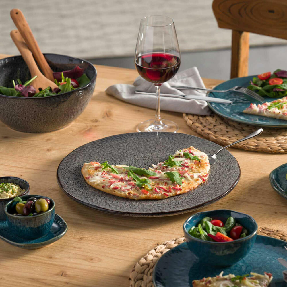 Leonardo cake plate Matera, cake plate, ceramic, anthracite, 34 cm, 022986