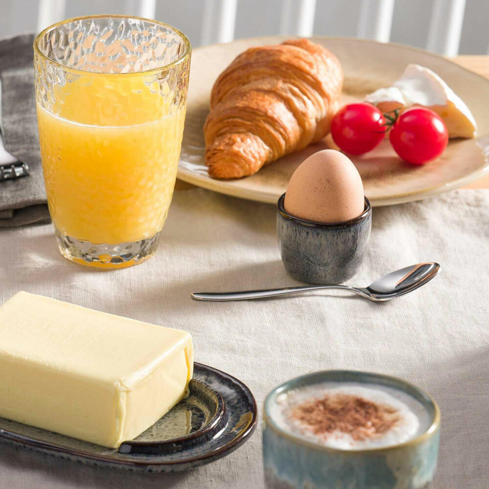 Leonardo Egg Cup Matera, Breakfast Egg Cup, Ceramic, Anthracite, 023045