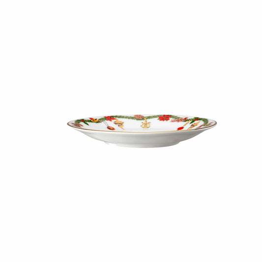Hutschenreuther Nora espresso saucer, Christmas decoration, bone china, Christmas, 11.5 cm, 02048-726037-14716