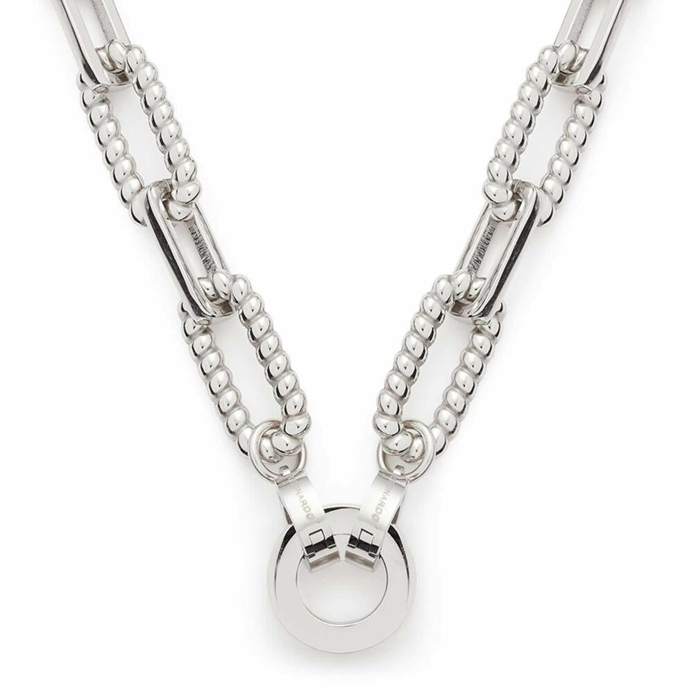 Leonardo Jewels Necklace Moni Clip&amp;Mix, Jewelry Chain, Stainless Steel, Silver, 43 cm, 023067