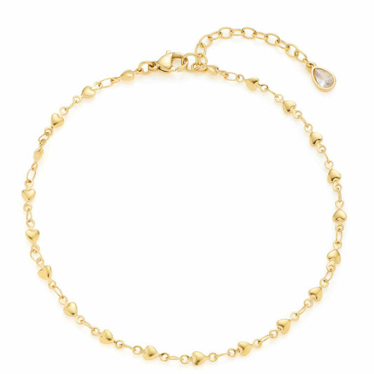 Leonardo Jewels Fußkettchen Nana CIAO, Fußschmuck, Edelstahl, Gold, 022983