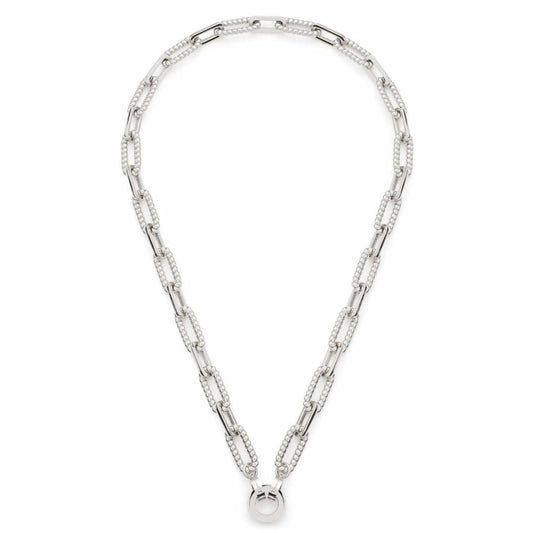 Leonardo Jewels Halskette Moni Clip&Mix, Schmuckkette, Edelstahl, Silber, 43 cm, 023067