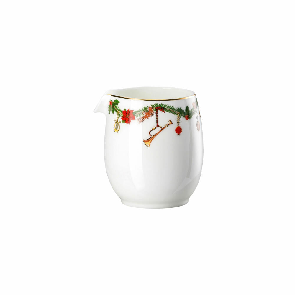 Hutschenreuther Nora milk jug, Christmas decoration, bone china, Christmas, 150 ml, 02048-726037-14440