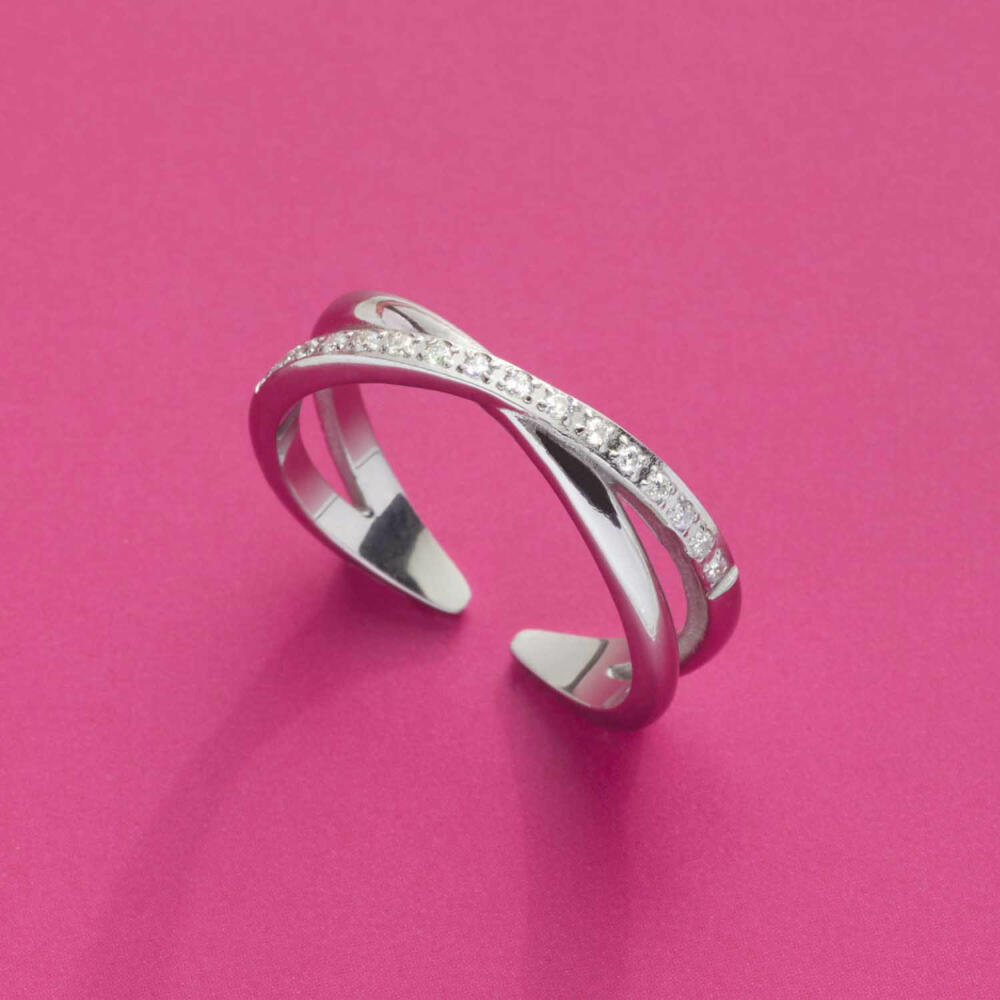 Leonardo Jewels Ring Elfie CIAO, Fingerschmuck, Edelstahl, Silber, Größe 16, 022977