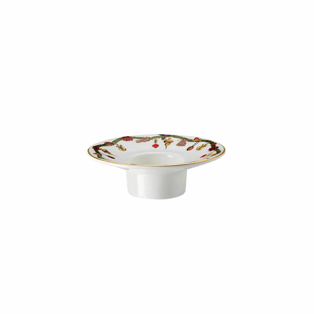 Hutschenreuther Nora table light, Christmas decoration, bone china, Christmas, 11 cm, 02479-726037-25747