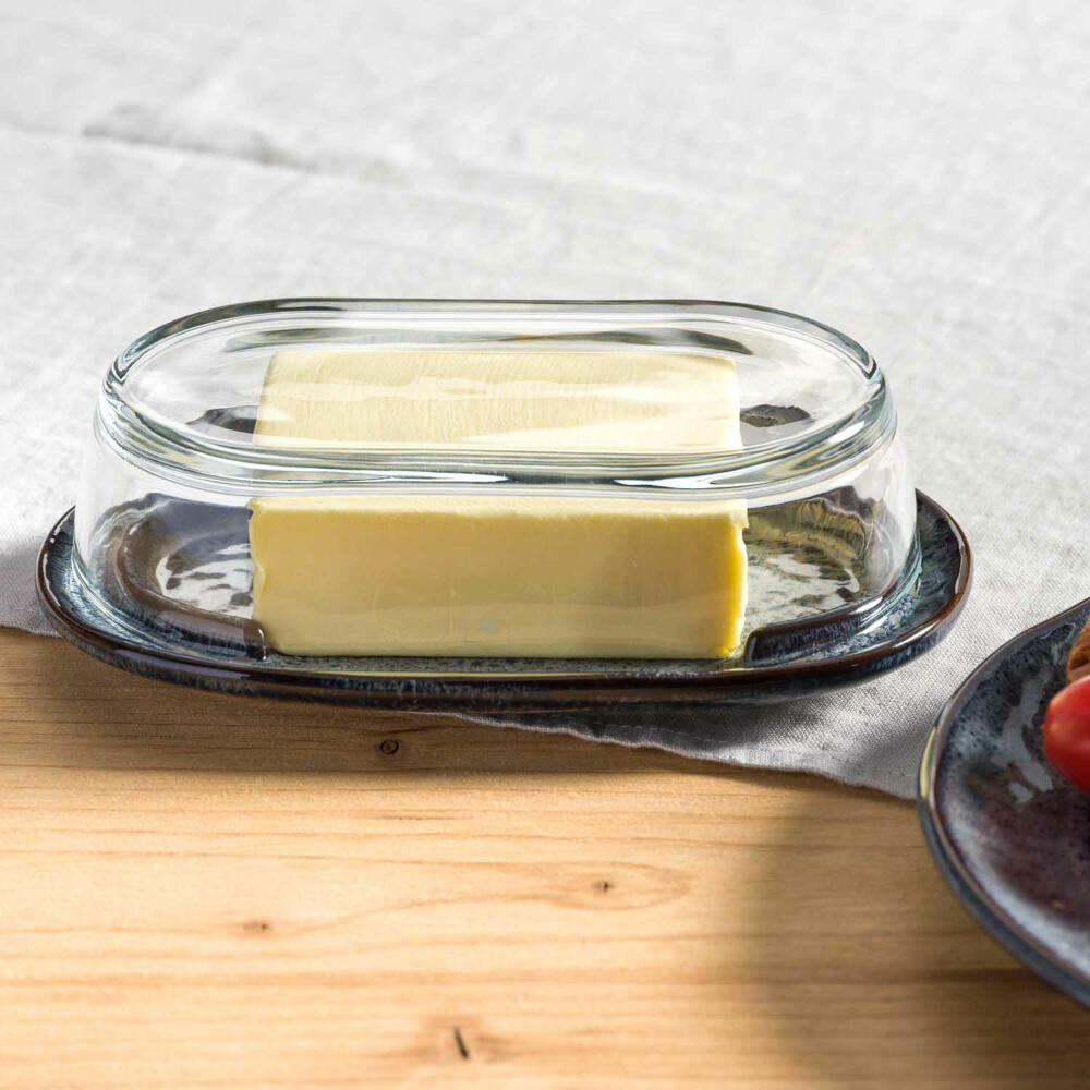 Leonardo Butterdose Matera, Butterschale, Materialmix, Anthrazit, 022987