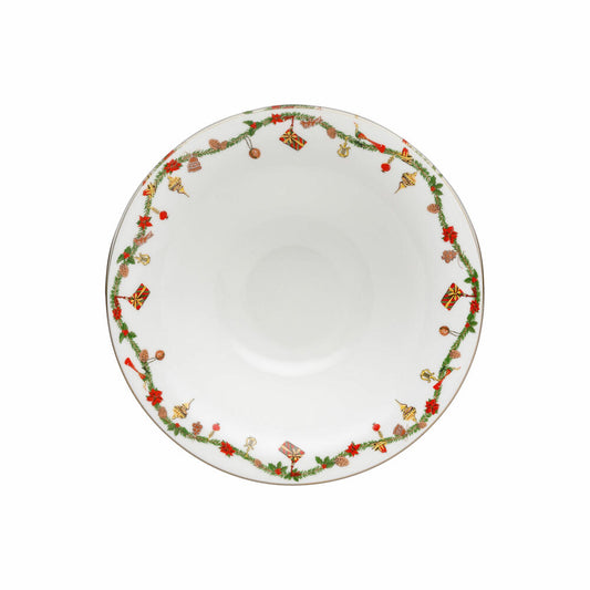 Hutschenreuther Nora Schüssel, Weihnachtsdekor, Bone China, Christmas, 26 cm, 02048-726037-13326
