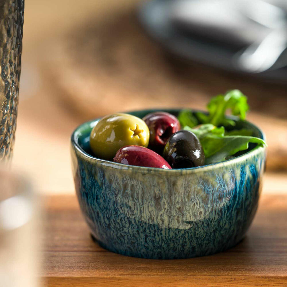 Leonardo Schale Matera, Schüssel, Schälchen, Bowl, Keramik, Blau, 8 cm, 022993