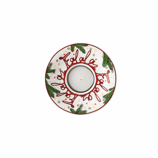 Hutschenreuther Nora Tischlicht, Teelichthalter, Bone China, Weihnachtszeit, 11 cm, 02479-726042-25747