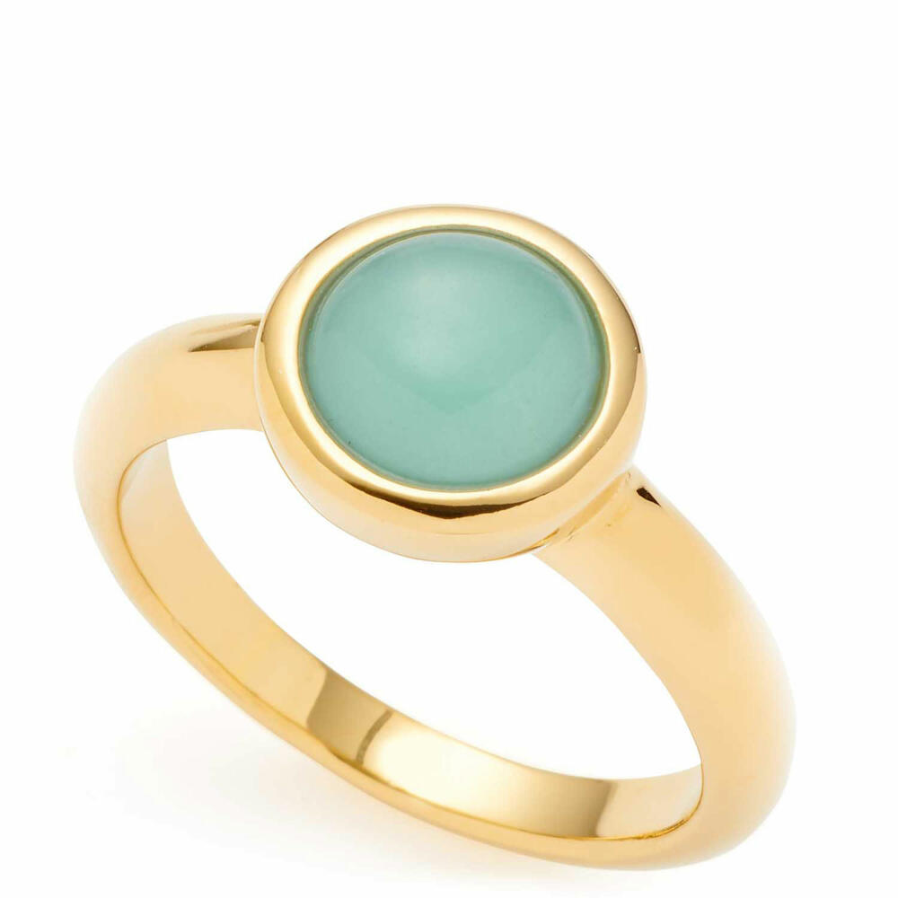 Leonardo Jewels Ring Bea, finger jewelry, stainless steel, turquoise, size 17, 023061
