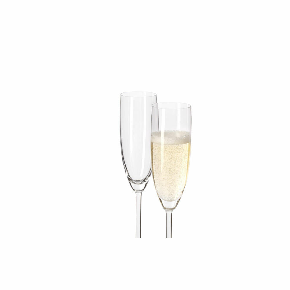 Leonardo Daily Sektglas, 6er Set, Champagnerglas, Proseccoglas, Glas, 210 ml, 35243