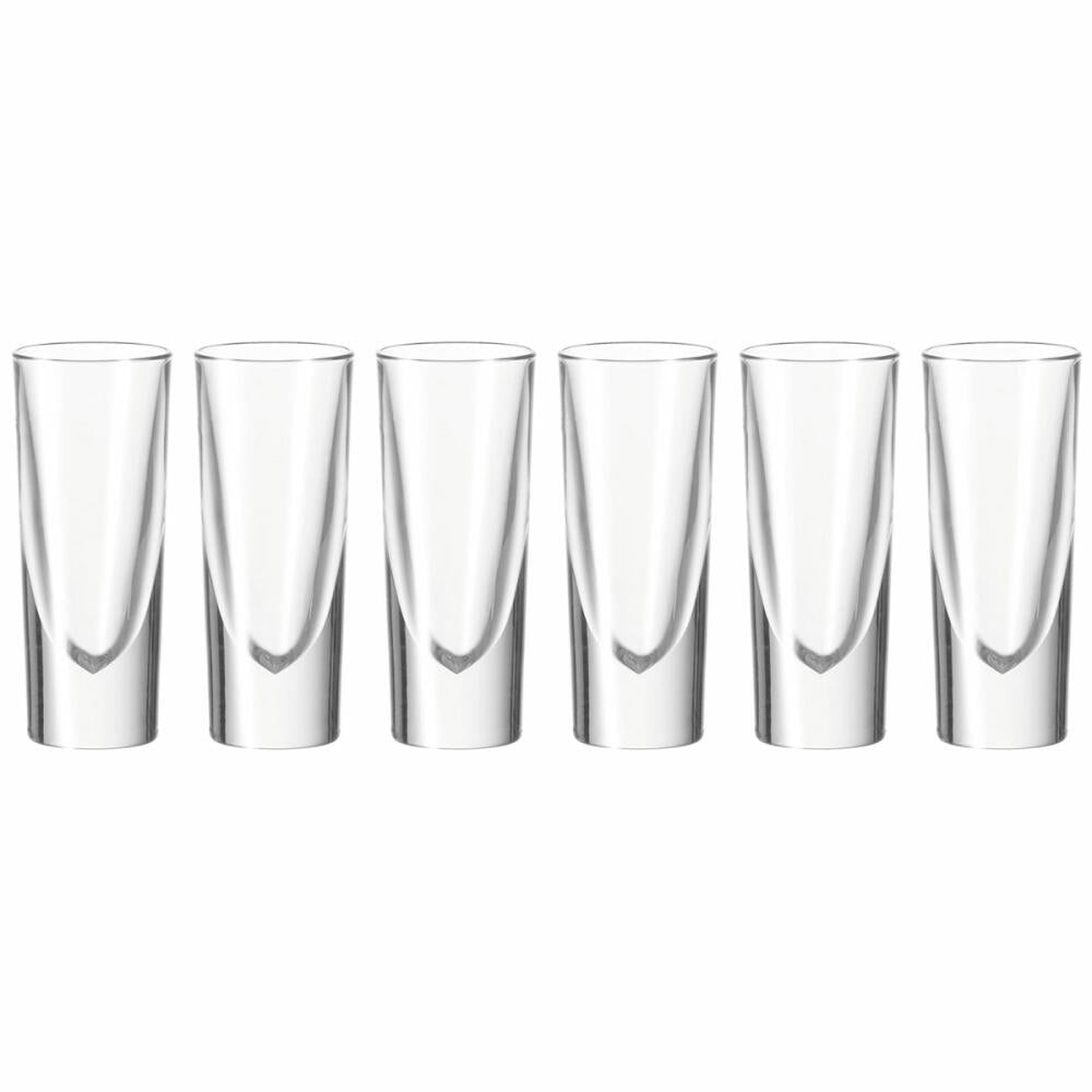 Leonardo Gilli Grappa cup set of 6, grappa glass, shot glass, pint glass, shot glass, glass, 140 ml, 35455