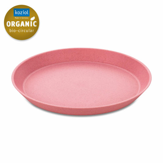 Koziol Kleiner Teller Connect Plate, Kuchenteller, Kunststoff, Organic Strawberry Ice Cream, 20.5 cm, 3100707