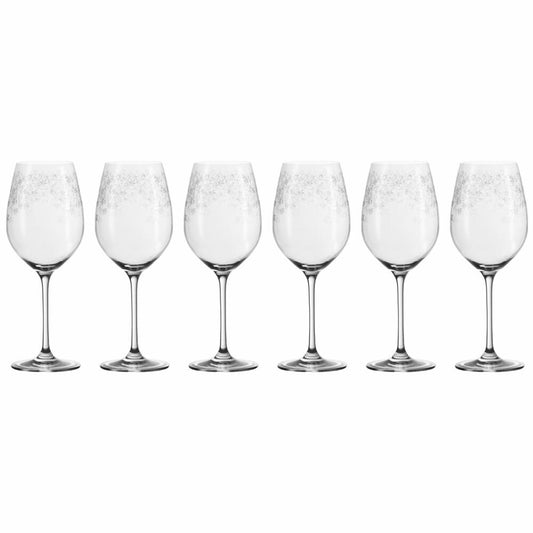 Leonardo Chateau red wine glass set of 6, wine glass, elegant wine glass with engraving, 510 ml, 35300