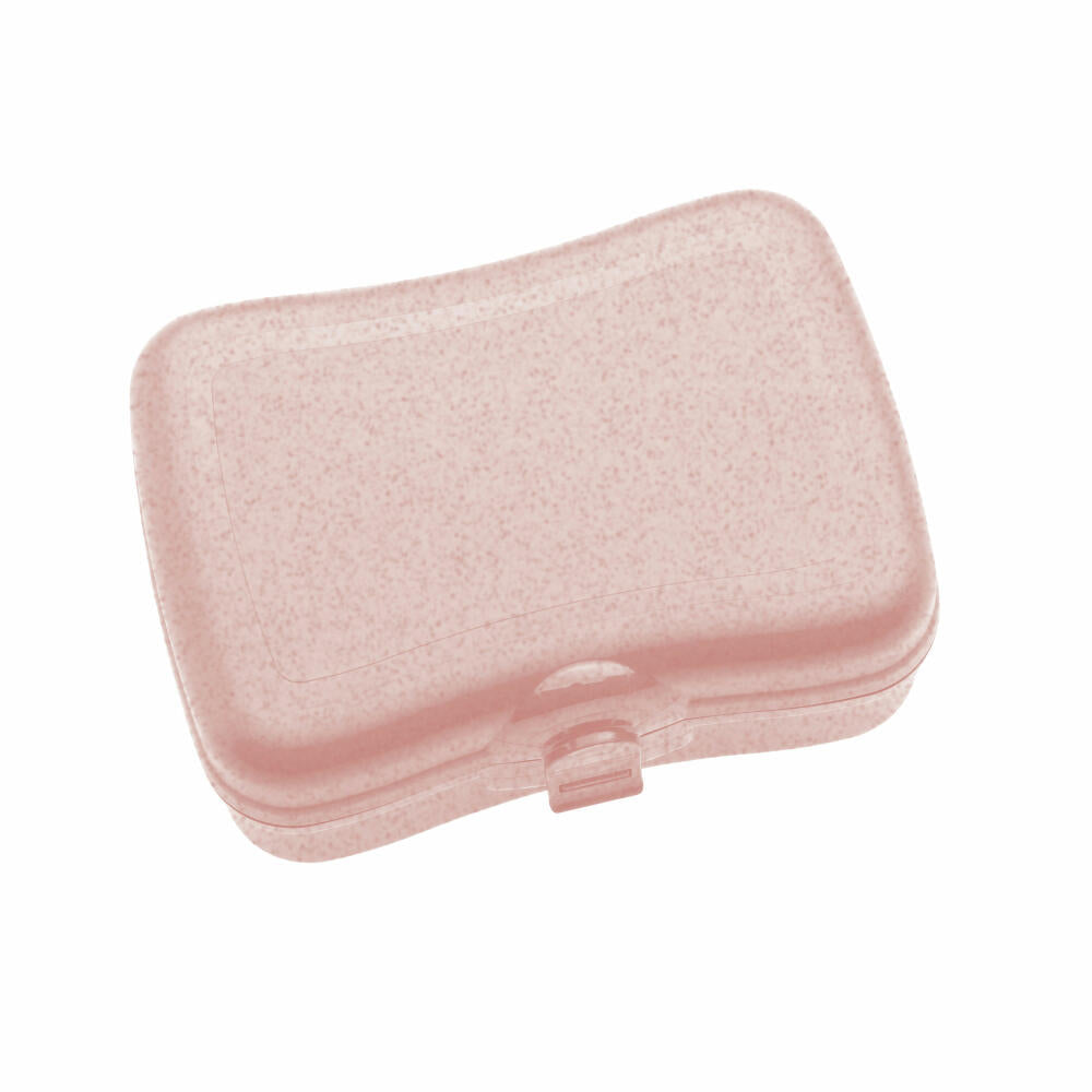 Koziol Lunchbox Basic, Brotdose, Speisegefäß, Brotbox, Thermoplastischer Kunststoff, Organic Pink, 3081669