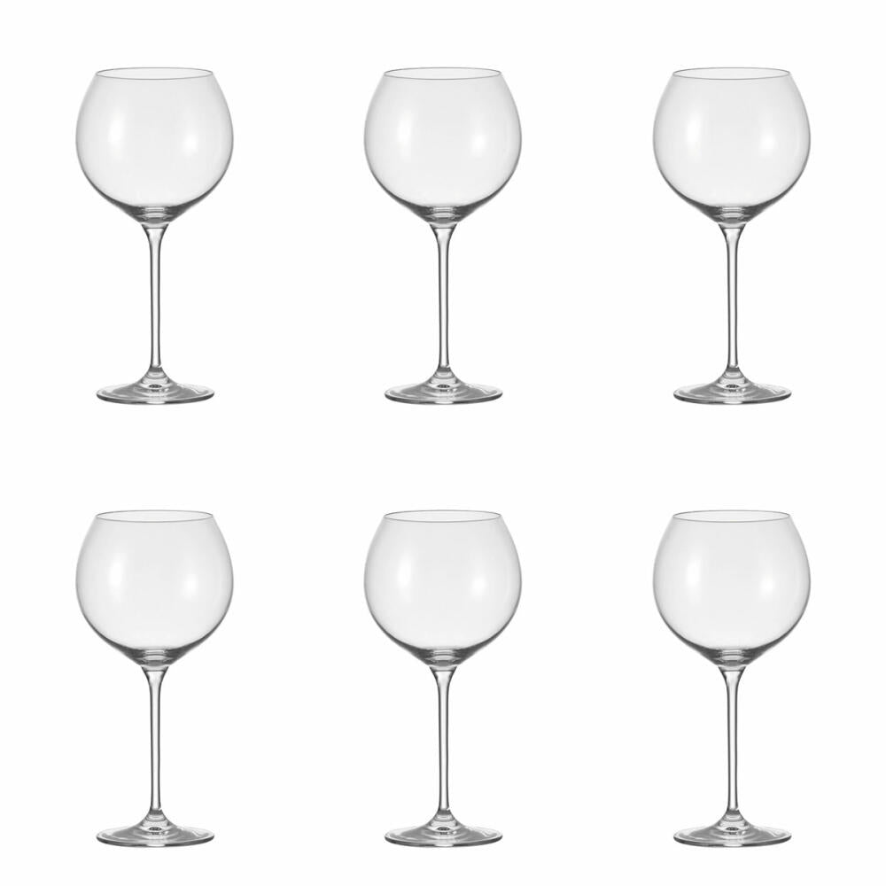 Leonardo Cheers Burgundy glass set of 6, red wine glass, white wine glass, wine glass, 740 ml, 35389