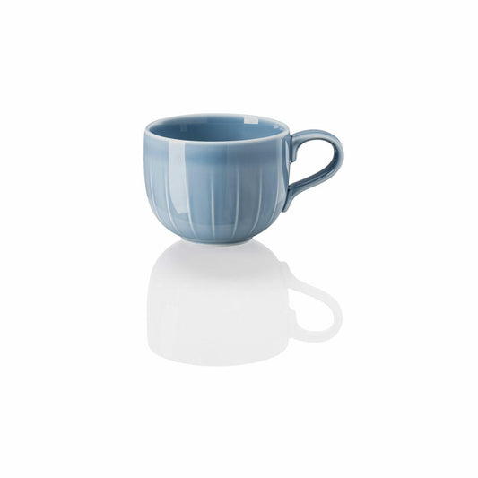 Arzberg Kaffee-Obertasse Joyn Denim Blue, Becher, Obere, Porzellan, Blau, 200 ml, 44020-640211-14742