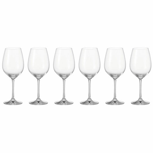 Leonardo Barcelona red wine glass set of 6, red wine wine glass, clear glass, glass, 180 ml, 35276