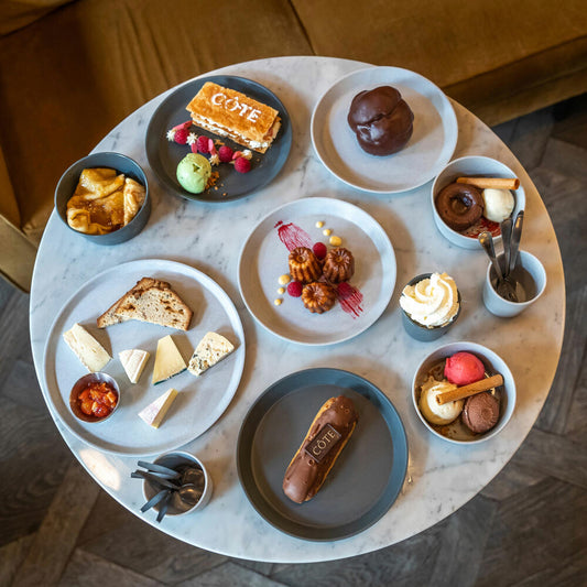 Koziol Kleiner Teller Connect, Speiseteller, Servierteller, Thermoplastischer Kunststoff, Organic Deep Grey, 20,5 cm, 3100673