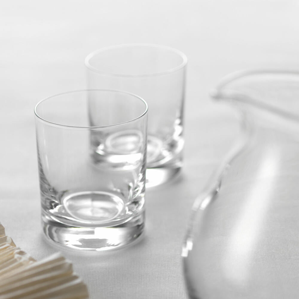 Leonardo Easy+ Mug Maxi, set of 6, drinking cup, water cup, water glass, glass, 220 ml, 39614
