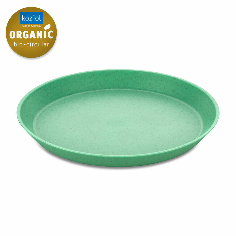 Koziol Kleiner Teller Connect Plate, Kuchenteller, Kunststoff, Organic Apple Green, 20.5 cm, 3100708