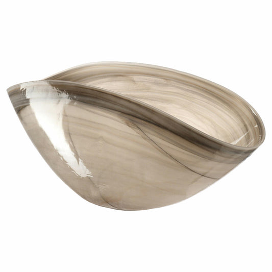 Leonardo Alabastro Schale, Schüssel, Handgefertigt, Glas, Beige, B 38 cm, 31217