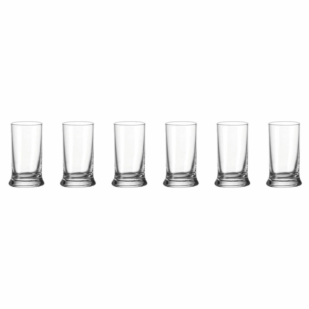 Leonardo K18 Stamper Set of 6, Shot Glass, Pinnchen, Shot Glass, Tequila Shot, Glass, 50 ml, 35401