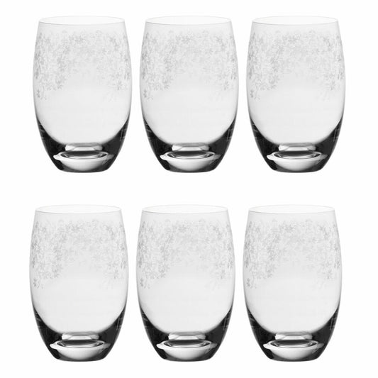 Leonardo Chateau long drink glass set of 6, drinking glass, water glass, elegant glass with engraving, 350 ml, 35299