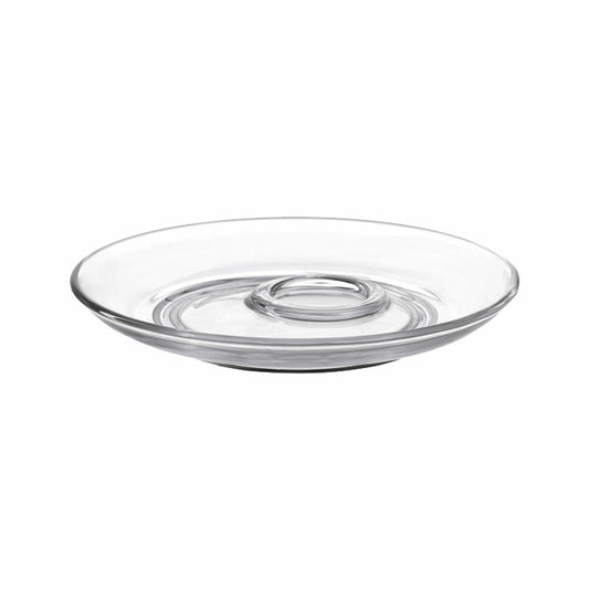 Leonardo Senso Large Saucer, Underplate, Glass Coaster, Bottom, Glass, D 14.5 cm, 24015