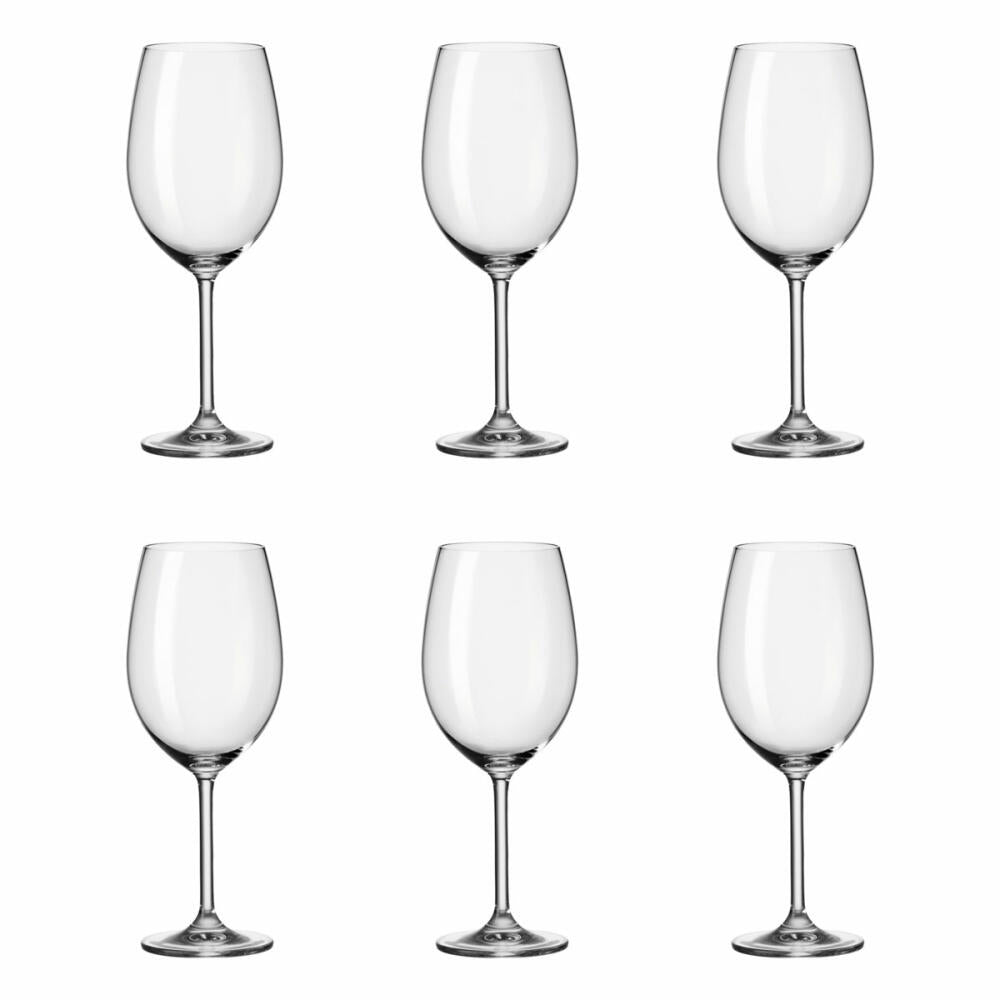 Leonardo Daily Bordeaux glass set of 6, red wine glass, wine glass, red wine glass, 650 ml, 35240