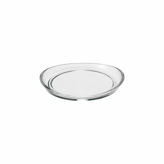 Leonardo Loop coaster, saucer, glass coaster, clear glass, glass, D 10.5 cm, 21127