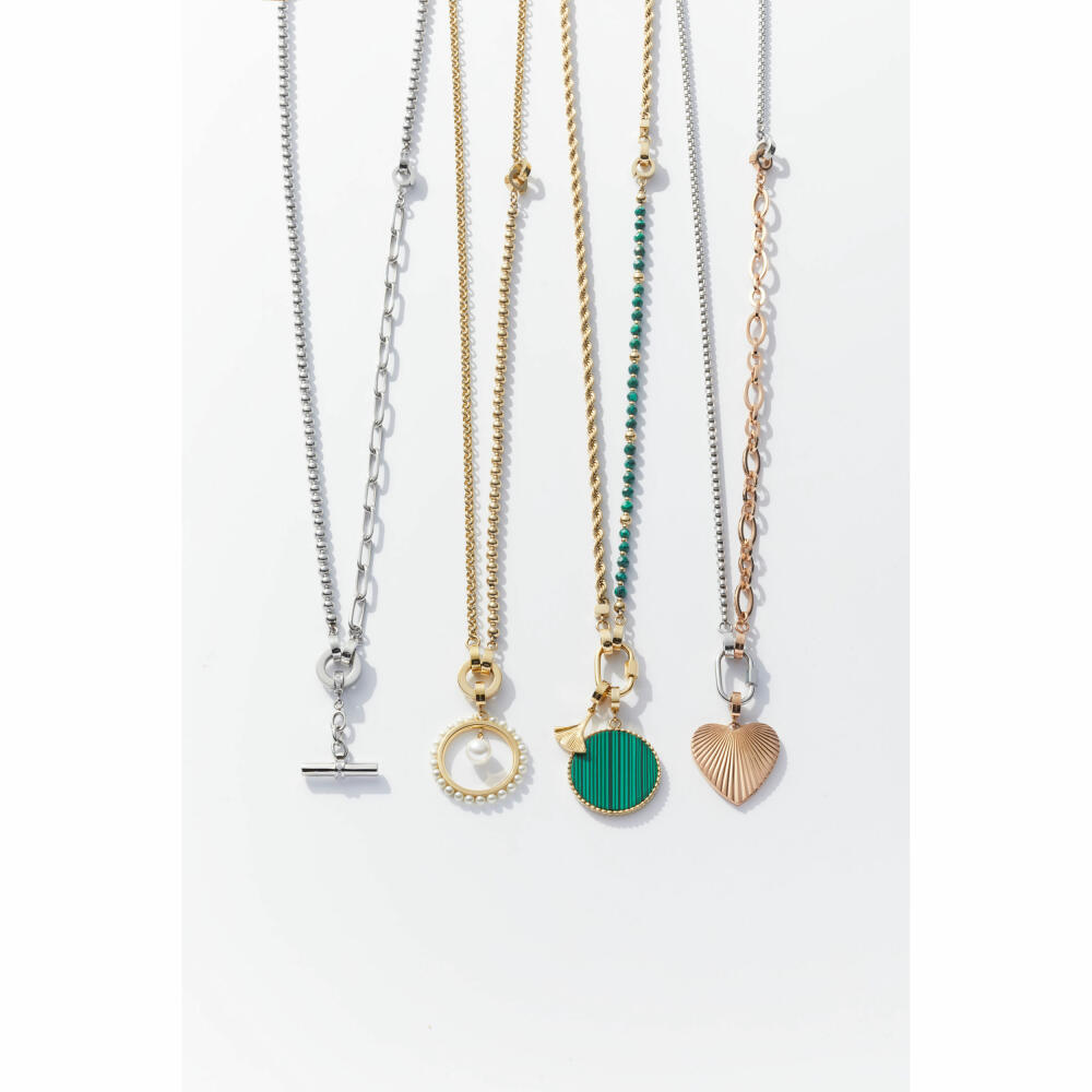 Leonardo Jewels Joker Lora Clip&amp;Mix, ring for chain, connection, jewelry, stainless steel, silver, 021817