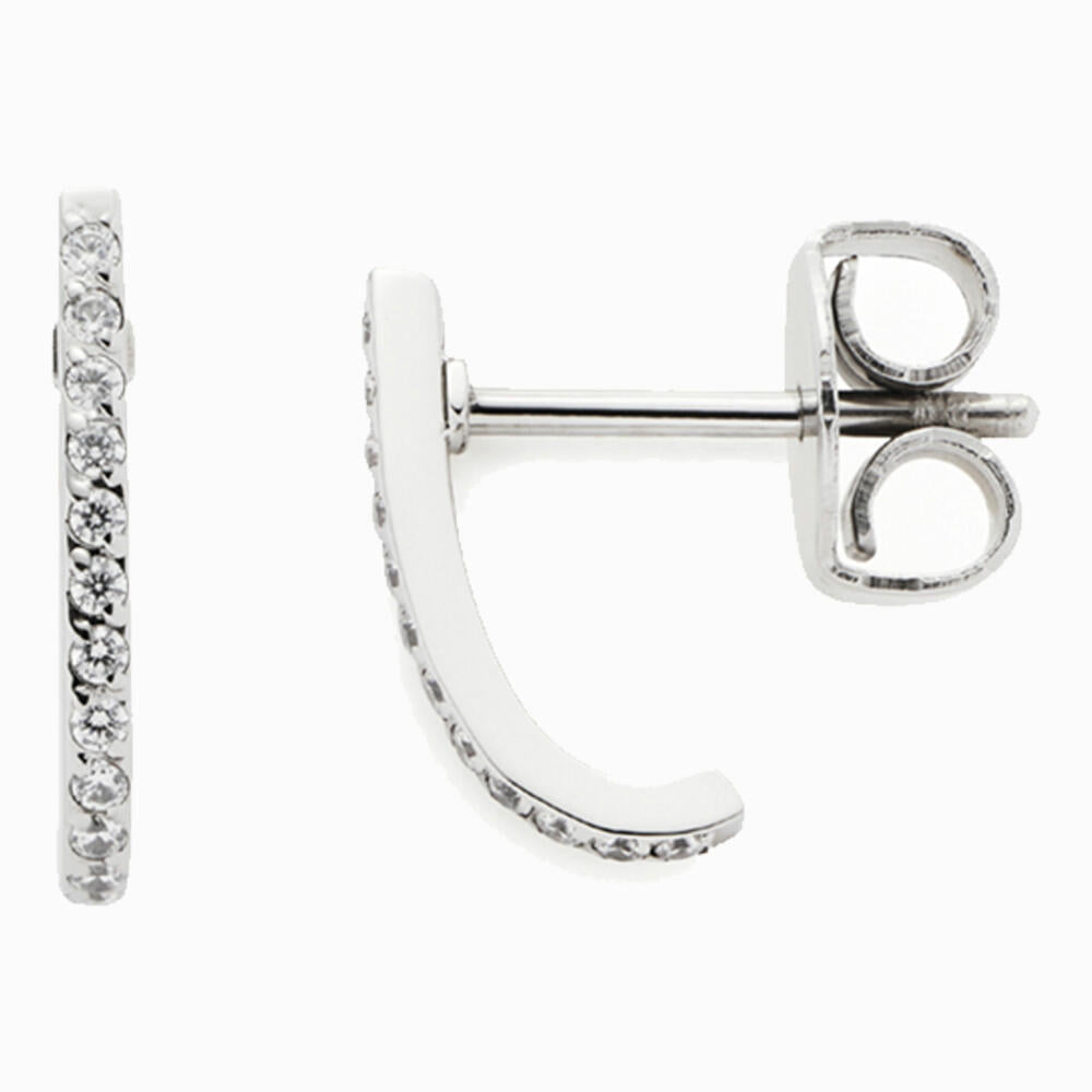 Leonardo Jewels ear studs Miri Ciao, earring, ear jewelry, ear ring, jewelry, stainless steel, zirconia, silver, 021822