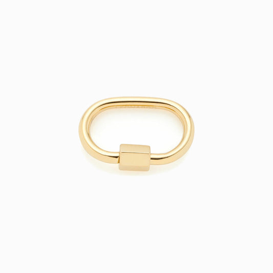 Leonardo Jewels Joker gold Lora Clip&amp;Mix, ring for chain, connection, jewelry, stainless steel IP gold, gold, 021818
