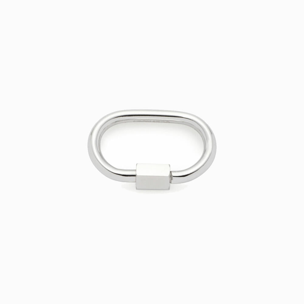 Leonardo Jewels Joker Lora Clip&amp;Mix, ring for chain, connection, jewelry, stainless steel, silver, 021817