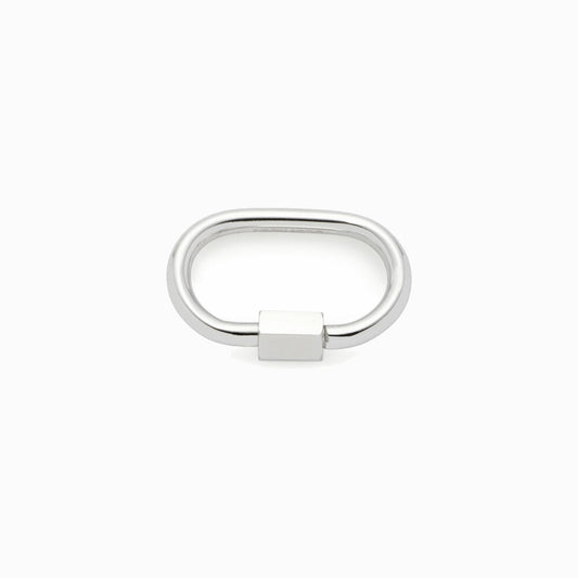 Leonardo Jewels Joker Lora Clip&amp;Mix, ring for chain, connection, jewelry, stainless steel, silver, 021817