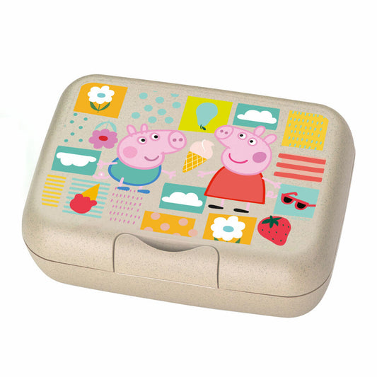 Koziol Lunchbox Candy L Peppa Pig, Brotdose, Kunststoff, Organic Sand, 8050713