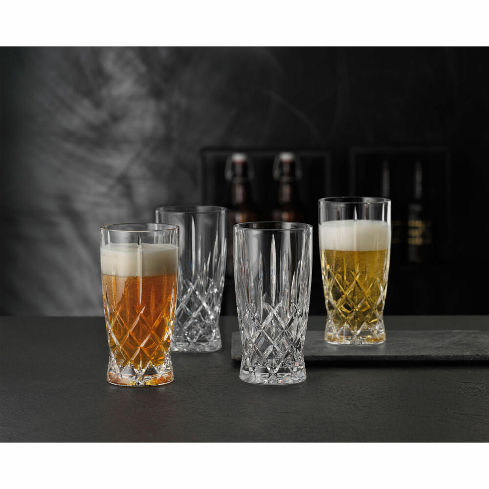 Nachtmann Softdrinkglas Set Noblesse 4-tlg., Trinkgläser, Kristallglas, 350 ml, 103747