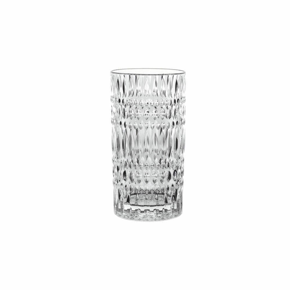Nachtmann Latte Macchiato Glasses Set of 2 Ethno Barista, Crystal Glass, Clear, 422 ml, 104903