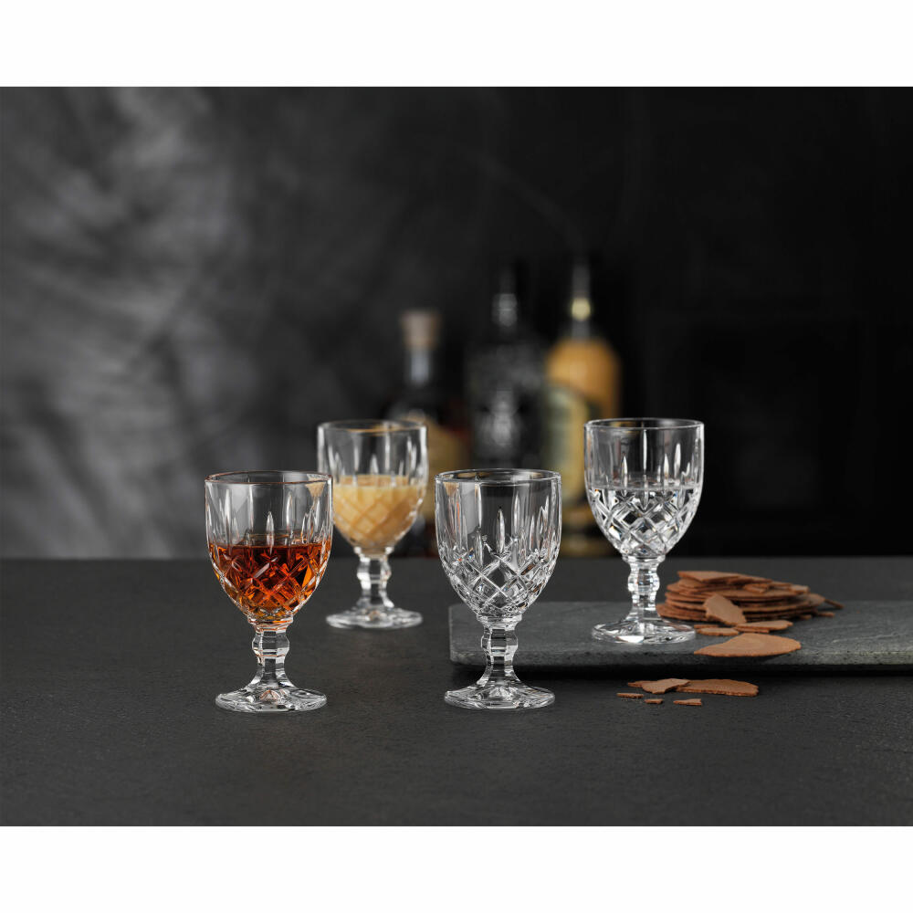 Nachtmann Likörglas Set Noblesse 4-tlg., Schnapsgläser, Kristallglas, 57 ml, 103748