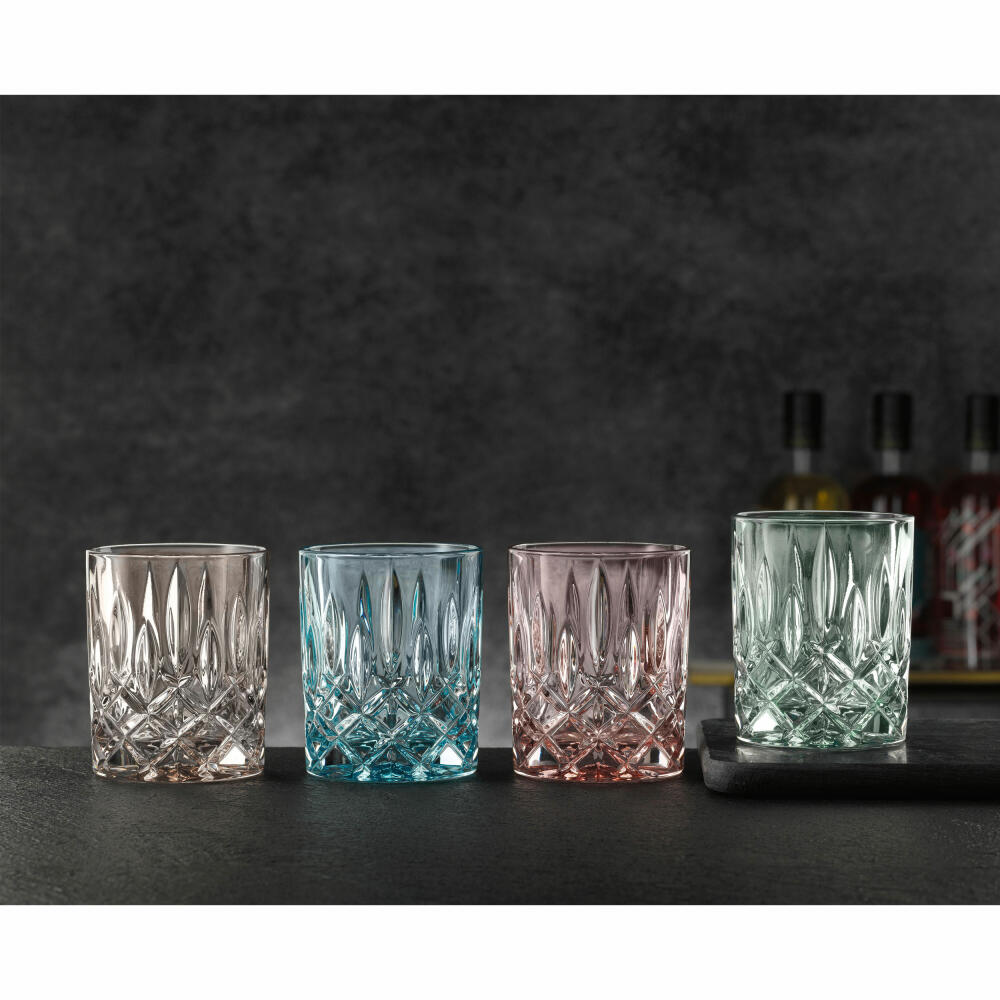 Nachtmann whiskey tumblers set of 2 Noblesse, whiskey tumblers, crystal glass, aqua, 295 ml, 104239