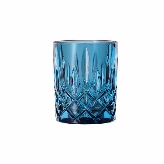 Nachtmann Noblesse whiskey tumblers set of 2, whiskey tumblers, crystal glass, vintage blue, 295 ml, 104243