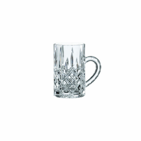 Nachtmann tea glass set Noblesse 2-piece, tea mug with handle, crystal glass, 250 ml, 103767
