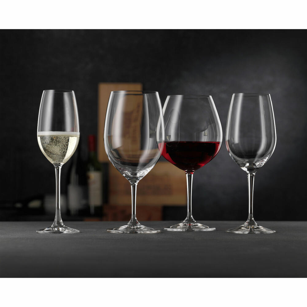 Nachtmann Champagnerglas Set ViVino 4-tlg., Schaumweingläser, Kristallglas, 260 ml, 103744