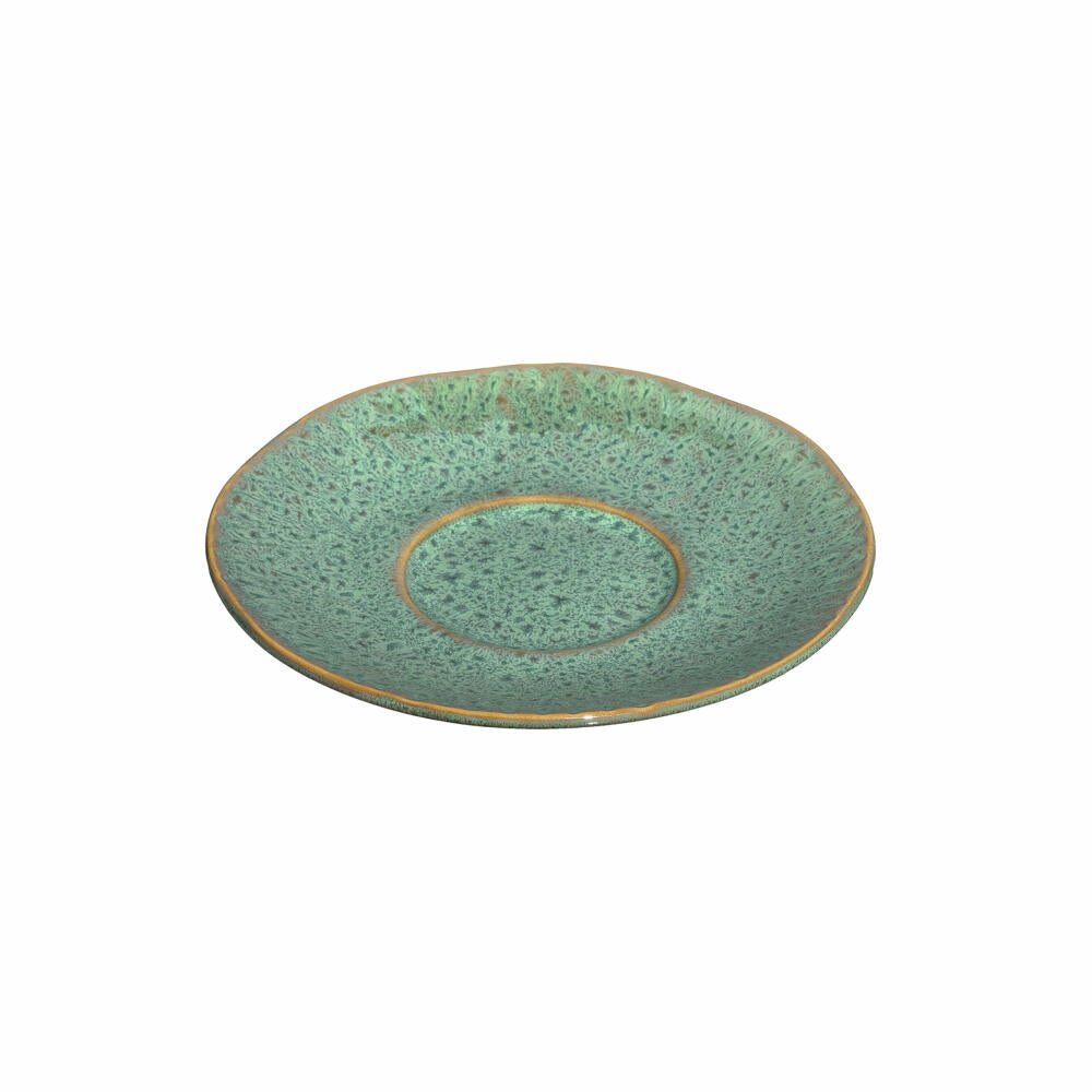 Leonardo ceramic saucer MATERA, saucer, lower, ceramic, green, 15 cm, 018593