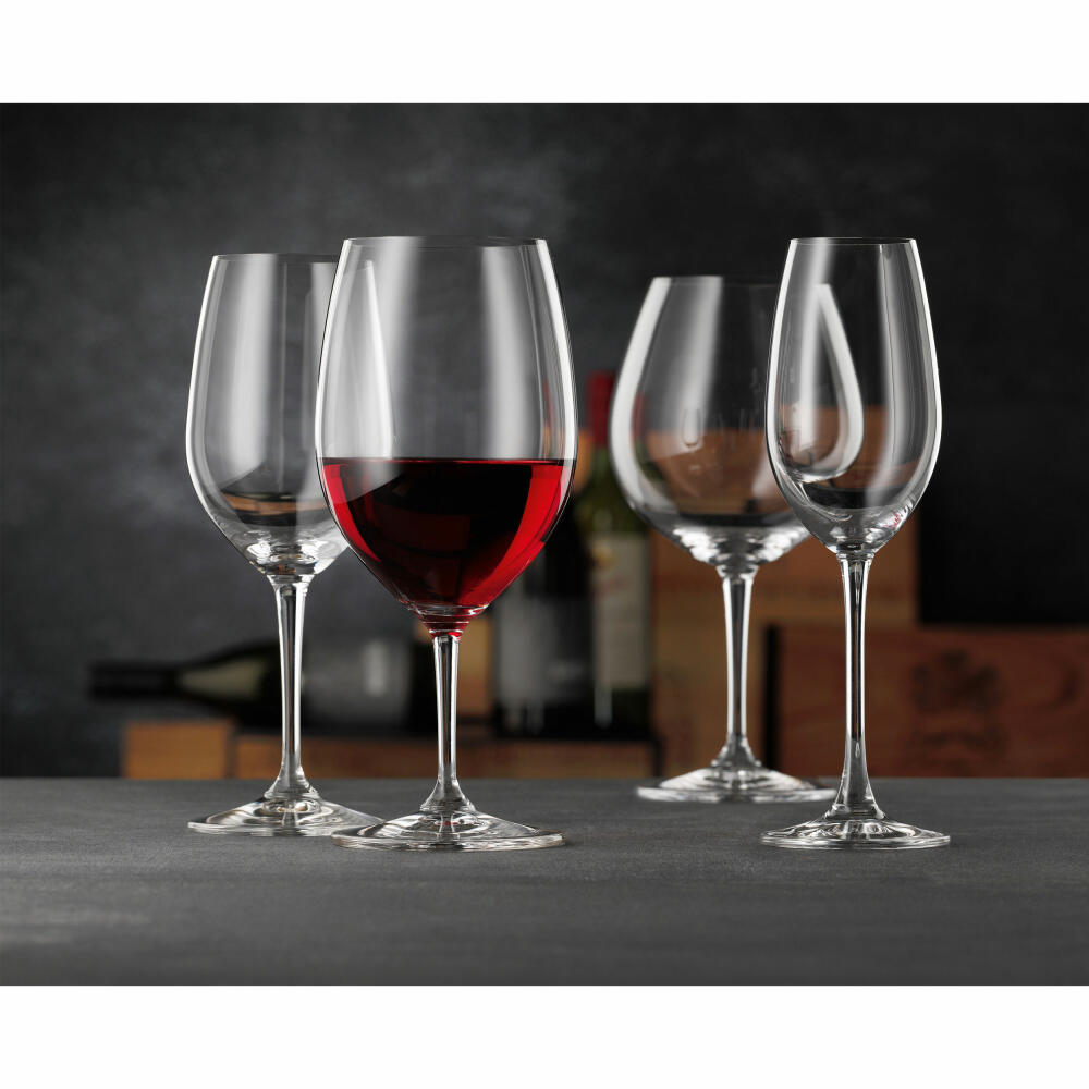 Nachtmann Bordeauxglas Set ViVino 4-tlg., Weingläser, Kristallglas, 610 ml, 103738