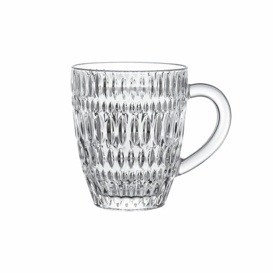 Nachtmann coffee mug set of 2 Ethno Barista, crystal glass, clear, 392 ml, 104908