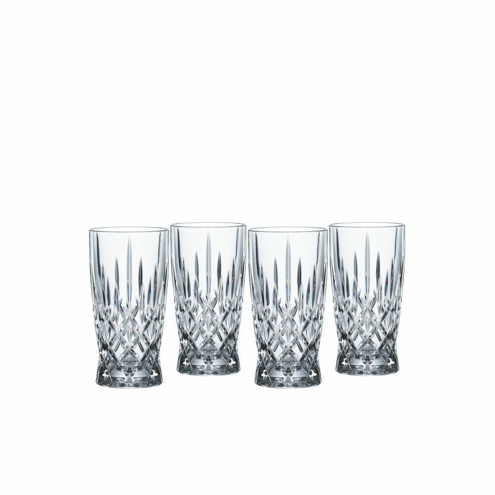 Nachtmann Softdrinkglas Set Noblesse 4-tlg., Trinkgläser, Kristallglas, 350 ml, 103747