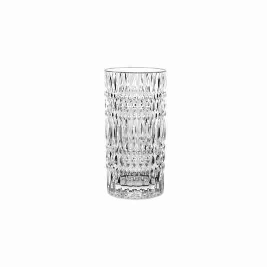 Nachtmann long drink glass set of 4 ethnic, cocktail glasses, crystal glass, clear, 422 ml, 104250